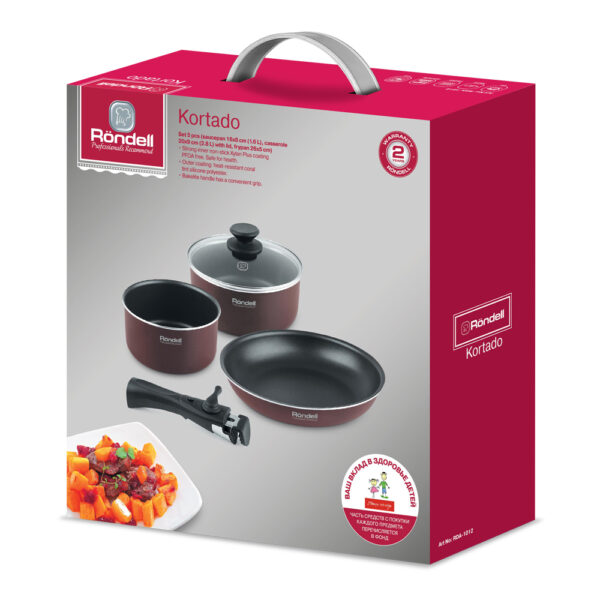 Kortado Cookware set 5 pcs. - Image 6